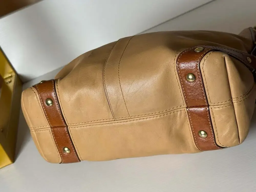 COACH (2006) Vintage Carly Large Slouchy Hobo Bag Leather Shoulder Purse Y2K